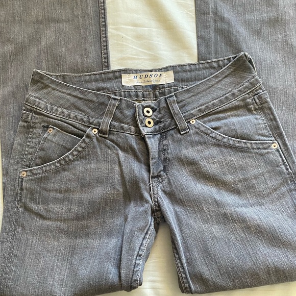 New Hudson Flare Jeans women’s Sz.26 Grey - Picture 3 of 9